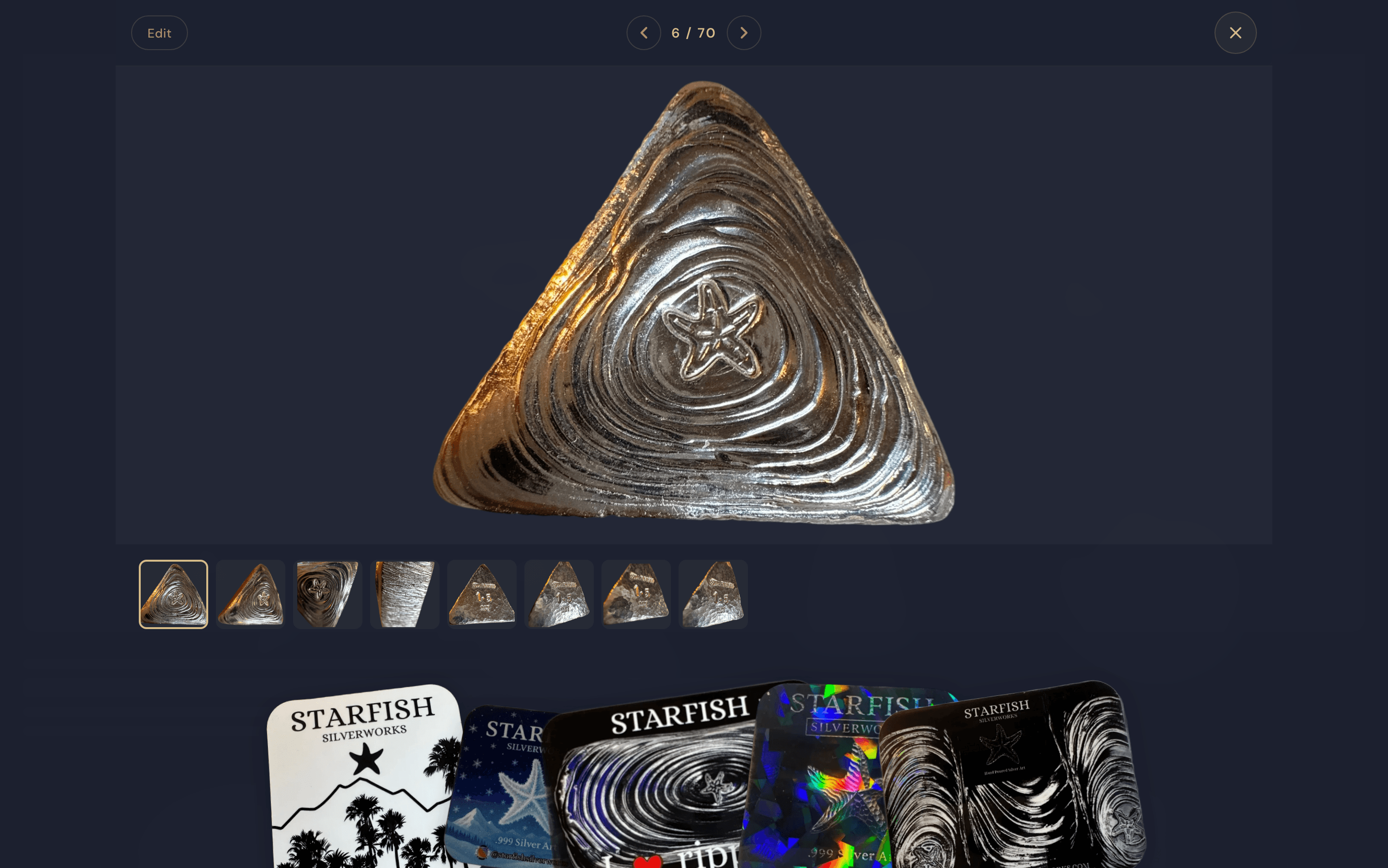 A public showcase page with LSTR-coded pieces ready to share